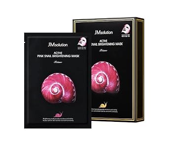 Jmsolution Active Mask Pink Snail-Brightening +Golden Caviar Mask-Collagen