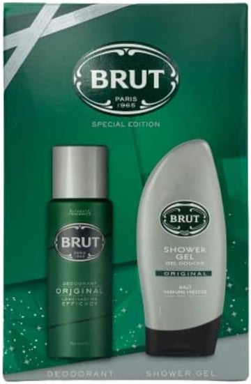 Brut Deodorant 200Ml & Shower Gel 250Ml Gift Set