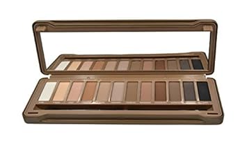 Bys 12 Shade Matte Eyeshadow Palette Tin Collection With Mirror, Double Ended Applicator And Blender, Nude And Smoke : Beauty & Personal Care