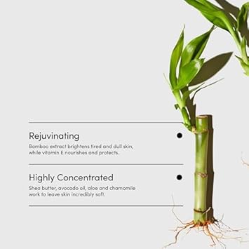 Lather - Bamboo Lemongrass Body Moisturizer, 8 Fl Oz - Daily Hydrating Body Lotion - Essential Oils & Vitamins - Aloe, Seaweed, Chamomile, & Cedarwood - Vegan & Cruelty Free - Beauty & Skin Care : Body Lotions : Beauty & Personal Care