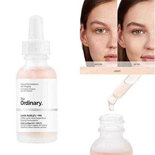 The Ordinary Lactic Acid 5% + Ha 2% 30ml - A Mild Lactic Acid Superficial Peeling Formulation