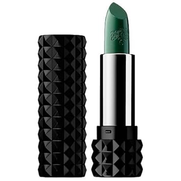 Kat Von D Studded Kiss Lipstick # Plan 9 - Opaque, Deep Sea-Foam Green : Beauty & Personal Care