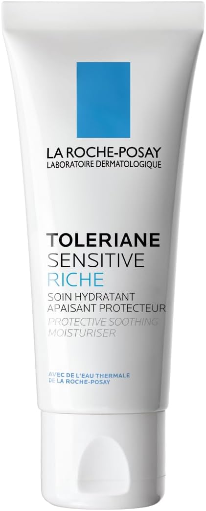 La Roche-Posay Toleriane Sensitive Rich Face Moisturiser For Sensitive Skin 40ml : Amazon.co.uk: Beauty