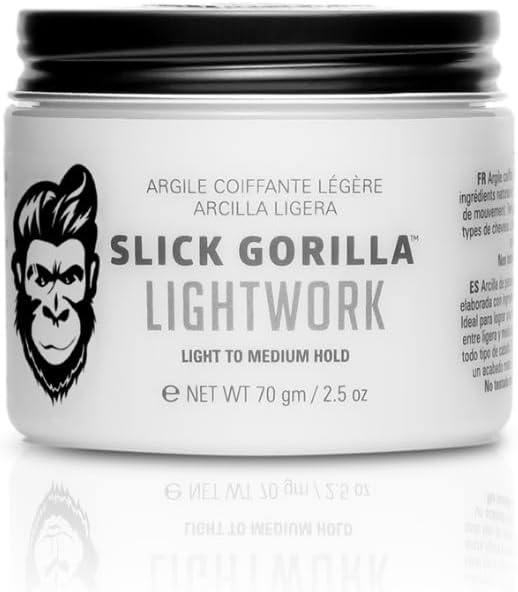 Slick Gorilla Lightwork Hair Styling Clay 70g : Amazon.co.uk: Beauty