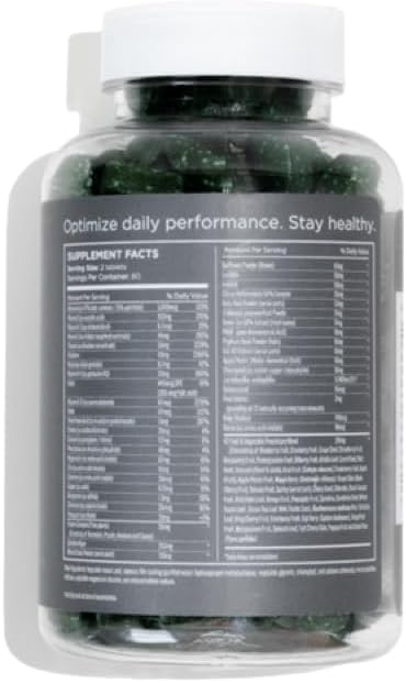 Pure For Men Multivitamin Supplement | Energy, Mood Support, Strong Bones, Antioxidants, Minerals | Vitamins A, B, C, D, Magnesium, Calcium | 42 Fruit & Vegetable Proprietary Blend | 120 Vegan Tablets