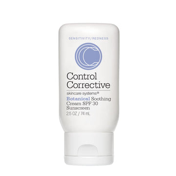 Control Corrective Botanical Soothing Cream Spf 30, 2.5 Oz - Sunscreen, Moisturizers, Sensitive Skin, Calms The Skin & Protects, Wheat Germ Oil, Vitamin E, Humectants, Restores Skin Balance, Rosacea