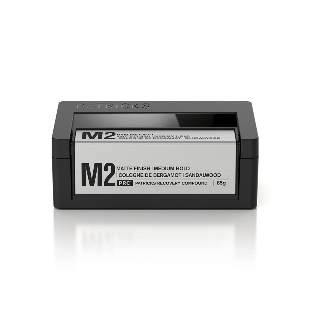 Patricks | M2 Matte Pomade | Medium Hold Hair Styling For Men | Normal To Thick Hair Control | Travel Size | 75G : Beauty & Personal Care