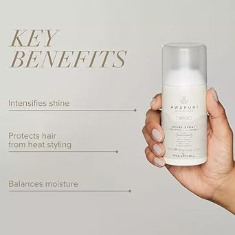 Awapuhi Wild Ginger By Paul Mitchell Shine Spray, Conditions + Adds Luminosity, For All Hair Types, 3.3 Oz