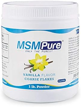 Kala Health Msmpure Vanilla Flavored Coarse Powder Flakes, 1 Lb, Organ