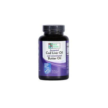 Green Pasture Fermented Cod Liver Oil Blend And Concentrated Butter Oil Blend - 120 Capsules