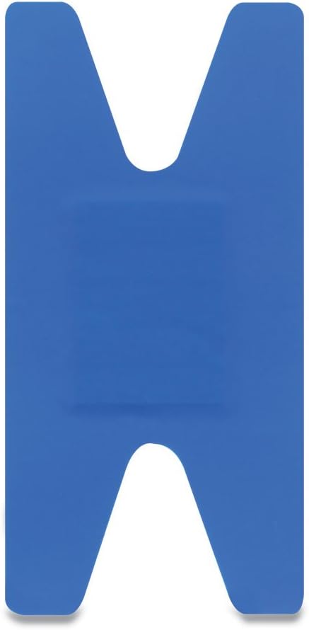 Dependaplast Food Area Blue Plasters With High Visibility And Metal Detection Properties, Easily Detectable, Individually Wrapped - anchor Box of 50 : Amazon.co.uk: Health & Personal Care
