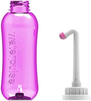 Portable Hand-held Vulva and Anus Cleaner and Personal Health Vaginal Washing Container, Travel Urinal Spray Scrubber for Personal Hygiene (PG 2INQ 450ML)