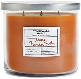 Stonewall Home Maple Pumpkin Butter, Medium Bowl Candle