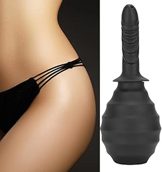 Enema Bulb,ANGGREK Anal Cleaner Silicone Anal Douche Enema Bulb Flexible Safety Vaginal Douche Enema Cleaner(M1)