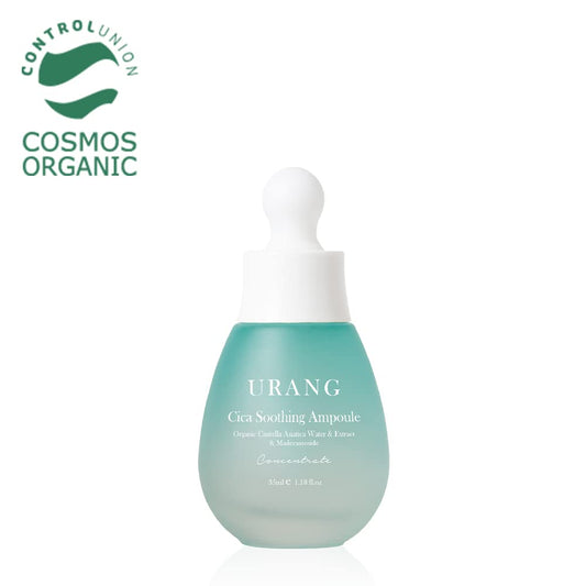 Cica Soothing Ampoule | Cosmos Organic Certified | Vegan Soothing, Calming & Moisturizing Skin Care| For Acne & Redness Treatment | Reddish, Irritated & Sensitive |1.18 Fl Oz