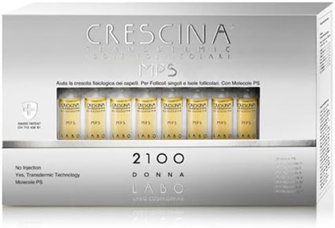 Labo Crescina Transdermic Mps Follicular Islands Ri-Growth 2100 Hair Loss 40 Vials
