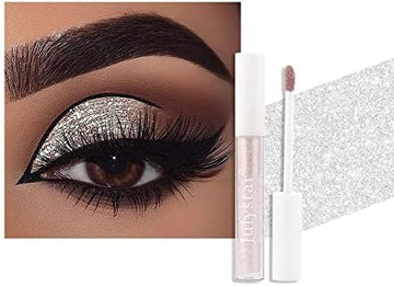 Julystar Polarized Liquid Eye Shadow Cosmetics, Shimmering Monochromatic Eye Shadow Cosmetics (01#)
