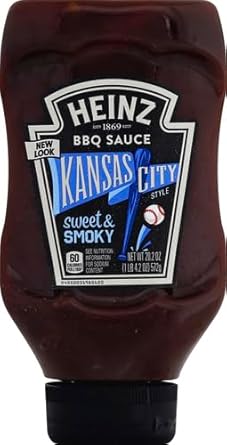 Heinz Kansas City Style Sweet & Smoky Bbq Barbecue Sauce (20.2 Oz Bottle)