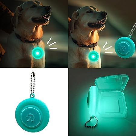 Led Pet Pendant Collar, Dog Collar Lights For Nighttime Clip On For Night Time, Waterproof Battery Operated Led Dog Light, Dog Collar Light- 1Pcs
