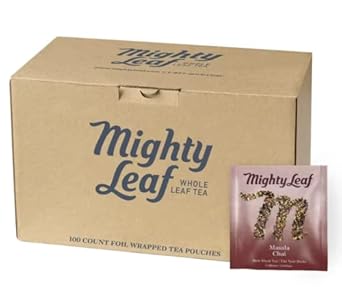 Mighty Leaf Masala Chai (Formerly Bombay Chai)100 Tea Pouches