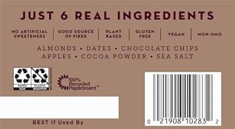 Larabar Almond Butter Chocolate Chip, Gluten Free Vegan Bars, 16 Ct