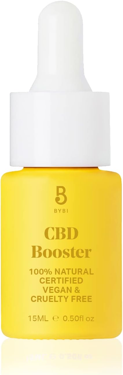 Bybi Beauty Cbd Booster | Facial Oil | Calm Stressed Skin, Eases Blemishes And Reduce Redness | Contains 100Mg Cbd Hemp Oil | 15 Ml