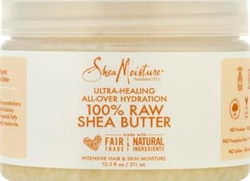 Sheamoisture All-Over Hydration For Ultra-Healing For Dry Skin 100% Raw Shea Butter 11.5 Oz