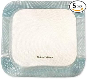 Biatain Silicone Adhesive Foam Dressing 10Cm X 10Cm Pack Of 5