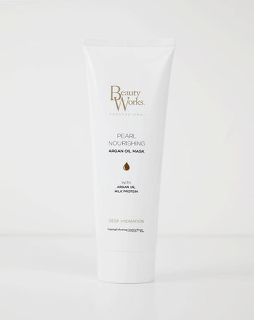Beauty Works Pearl Nourishing Argan Oil Mask 250ml Milk Protein Deep Conditioning Treatment : Amazon.co.uk: Beauty