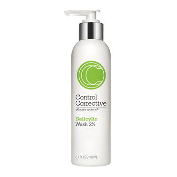 Control Corrective Salicylic Wash 2%, 6.7 Fl Oz - Excellent For Oily Or Acne-Prone Skin, Creamy/Gel Cleanser Helps Reduce And Control Breakouts Without Overstripping