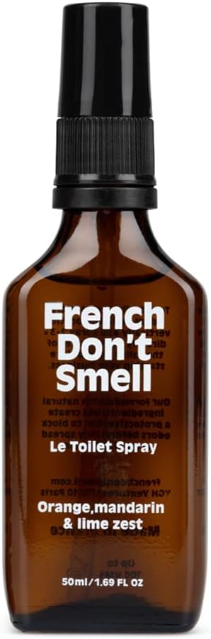 Toilet Spray for Poop 1.69oz – Citrus Scent – Made in France (Home Size), Bathroom Odor Eliminator, Poo Spray, Toilet Spray For Daily Use, Easy To Carry – French Don’t Smell