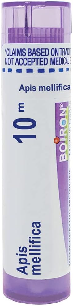 Boiron Apis Mellifica 10M For Swelling From Insect Stings Or Allergies - 80 Pellets