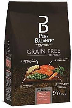 Pure Balance Grain Free Formula, Salmon & Pea Recipe, Dog Food, 11 Lbs