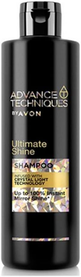 Avon Advance Techniques Ultimate Shine Collection Includes Shampoo 250Ml, Conditioner 250Ml, And Illuminating Treatment Spray 100Ml