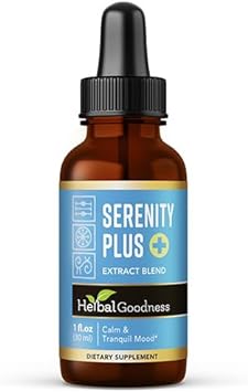 Serenity Plus 1oz - Valerian Root Sleep Aid and Nature Made Magnesium for Sleep Support, Serenity, Mood Boost and Holistic Relaxation - 1 Bottle