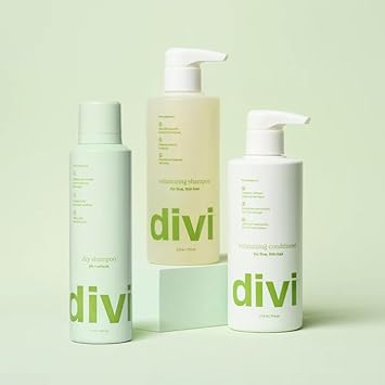 Divi Volume Rescue Trio - Volumizing Shampoo, Conditioner, And Dry Shampoo Set For Women And Men - Boosts Volume, Cleanses And Nourishes Hair And Scalp - Absorbs Oil And Extends Freshness, 3-Piece Set