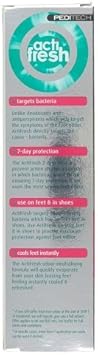 Peditech Foot Odour Treatment 100Ml (Pack Of 2) - Fresh Scent - Spray