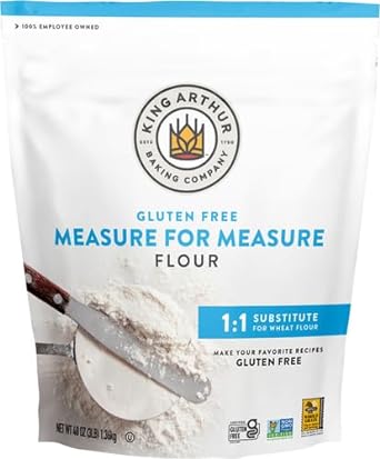 King Arthur, Measure for Measure Flour, Certified Gluten-Free, Non-GMO Project Verified, Certified Kosher, 3 Pounds, Packaging May Vary