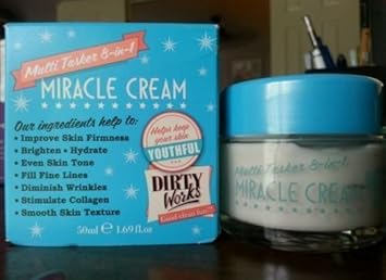 Dirty Works Miracle Cream Multi-Tasker 8-In-1 Face & Neck Cream 1.69 Fl Oz By Dirty Works : Beauty & Personal Care