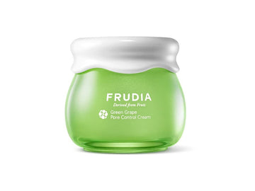 Frudia Green Grape Pore Control Face Cream, Vegan Korean Face Moisturizer W/81% Green Grape Extract, Tannin Pore Complex & Anti Sebum P For Pore Minimizing (0.35 Fl Oz)