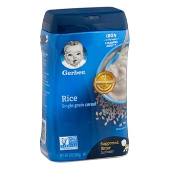 Gerber Baby Rice Cereal, 16 Oz