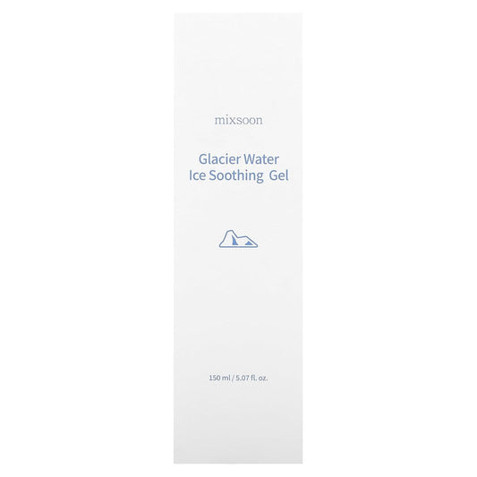 Mixsoon Glacier Water Ice Soothing Gel 5.07 Fl. Oz. /150Ml Cooing Soothing Care For Sensitive Skin Korean Glass Skin Care