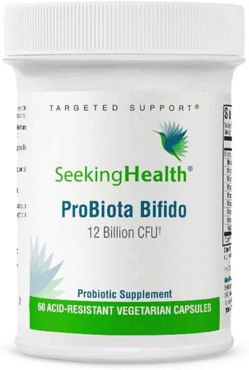 Seeking Health Probiota Bifidobacterium, 60 Capsules, Probiotic Supplement For Digestive Health, Bifido Only, Vegan- And Vegetarian-Friendly, Supports Colon Health And Immune System