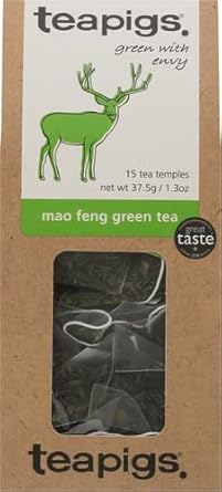 Teapigs Mao Feng Green Tea Tea Made With Whole Leaves (1 Pack Of 15 Tea Bags) (506)