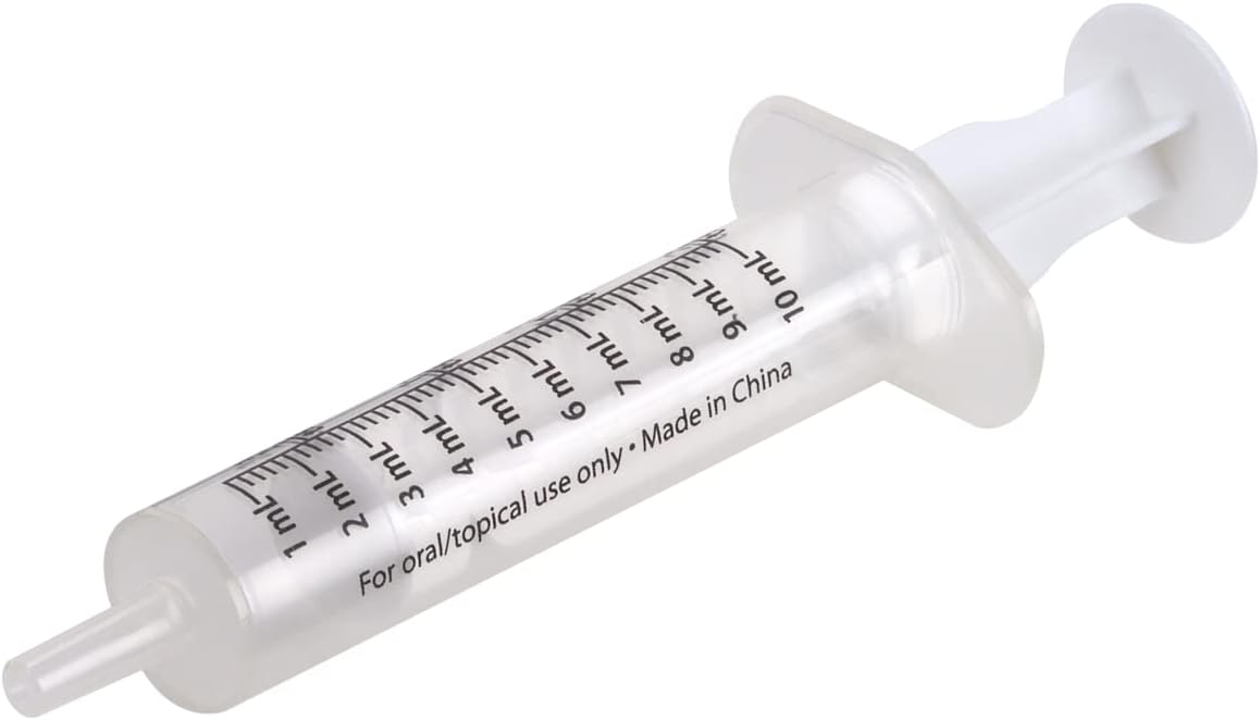 Kids & Baby Oral Dosage Syringe & Dispenser, Transparent, Easy To Use And Reusable, 2 Tsp (10 Ml) Capacity, Bpa Free