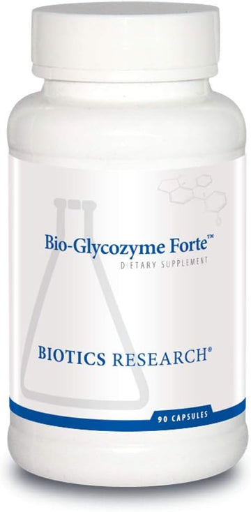 Biotics Research Bio Glycozyme Forte Multivitamin For Glycolytic Support, Vanadium, Zinc, Chromium, Manganese, Inositol, Catalase, Healthy Metabolism And Homocysteine 90 Capsules