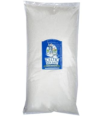 Fine Ground Celtic Sea Salt – (1) 22 Pound Bag Of Nutritious, Classic Sea Salt, Great For Cooking, Baking, Pickling, Finishing And More, Pantry-Friendly, Gluten-Free, Kosher And Paleo-Friendly