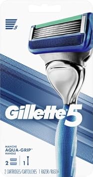 Gillette5 Men'S Razor Handle + 2 Refills