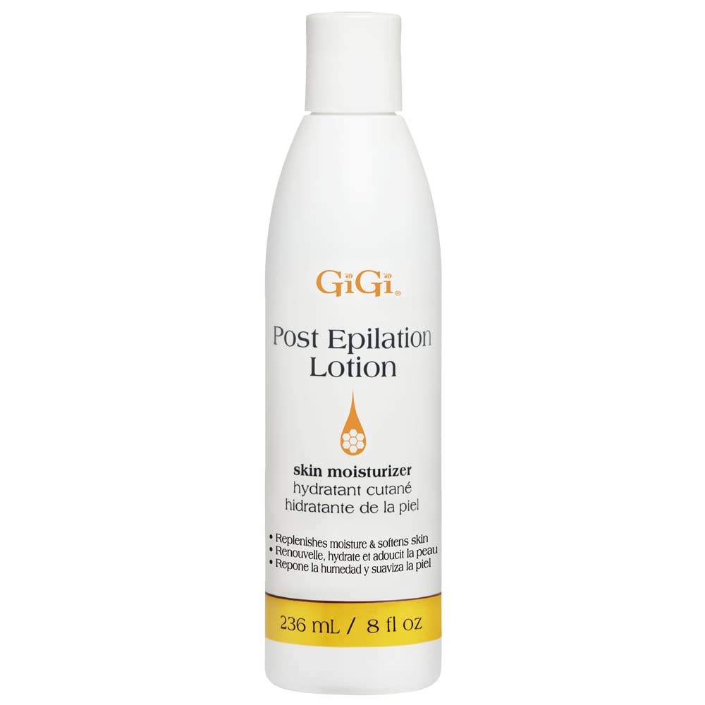 Gigi Post Epilation Lotion, Skin Moisturizer, Replenishes Moisture And Softens Skin, 8 Fl. Oz