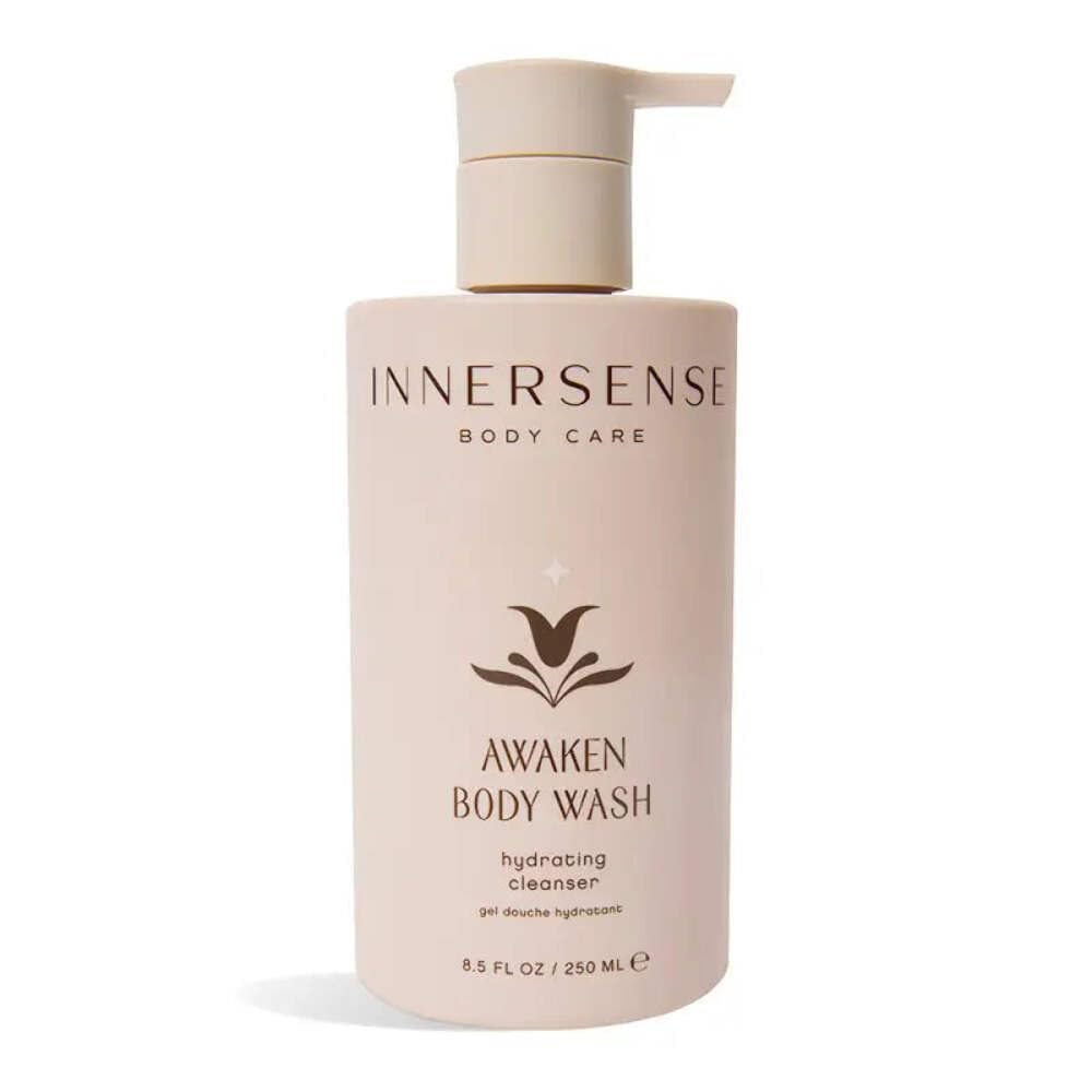 Innersense Organic Beauty - Awaken Body Wash | Avocado Oil, Vitamins B5, C + D To Gently Cleanse, Soften, Soothe Skin | Clean, Non-Toxic, Cruelty-Free | Paraben + Phthalate Free (8.5 Fl Oz | 250 Ml)